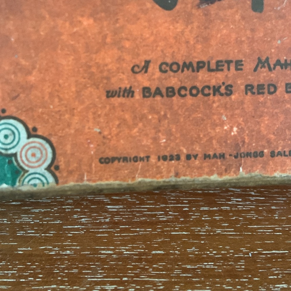 Reposhing - Vintage Mah-Jongg Junior Set - Red and White - Picture 3 of 12